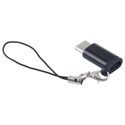 Mini draagbare USB Type-C & USB-C Converter adapter met OTG(Black)