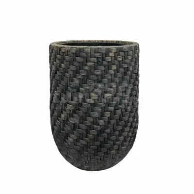 Bloempot Caro Bruin/Grijs Ø55cm H72 Bloempot Caro Bruin/Grijs Ø55cm H72