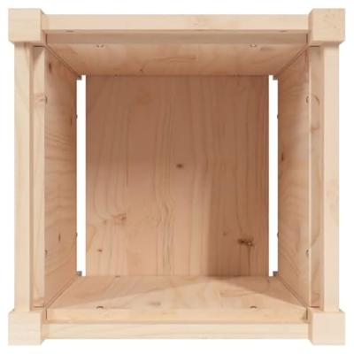 VidaXL Plantenbak 40x40x40 cm massief grenenhout