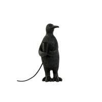 Light & Living Tafellamp 'Penguin' 34cm, kleur Mat Zwart - thumbnail