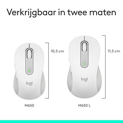 Logitech Signature M650 Large Linkshandig Draadloze Muis - thumbnail