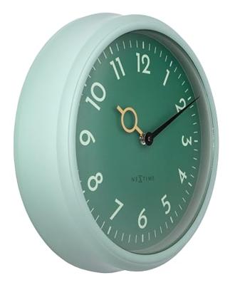 Wandklok 30,5 cm - geruisloos - ABS - NeXtime 'Golden Hour Wall' Wandklok 30,5 cm - geruisloos - ABS - NeXtime 'Golden Hour Wall'