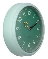 Wandklok 30,5 cm - geruisloos - ABS - NeXtime 'Golden Hour Wall' - thumbnail