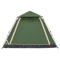 Koepeltent 5-persoons snelontgrendeling groen - thumbnail