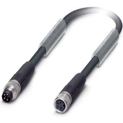 Phoenix Contact 1543511 Sensor/actuator dataconnector, geassembleerd M8 Aantal polen (sensoren): 4 Stekker, recht, Bus, recht 30.00 cm 1 stuk(s)