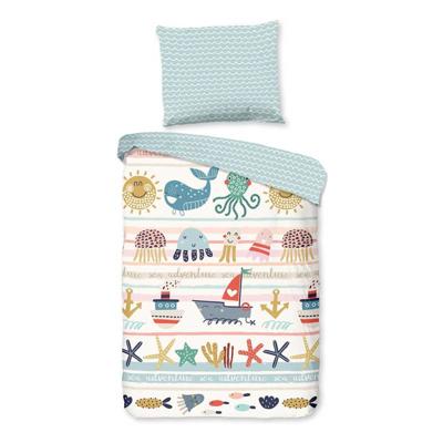 Good Morning Sea dekbedovertrek - Katoen - Ledikant (100x135 cm + 1 sloop) - Multi