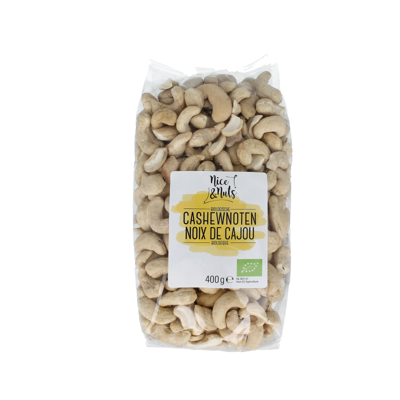 Nice & Nuts Cashewnoten bio 400 Gram Nice & Nuts Cashewnoten bio 400 Gram