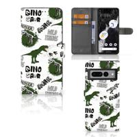 Telefoonhoesje | Met pasjeshouder | voor Google Pixel 7 Pro Dinosaurus - thumbnail