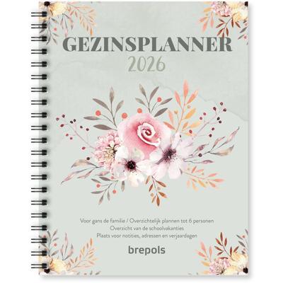Brepols gezinsplanner, 12 maanden, Nederlandstalig, 2026