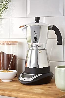 Bialetti EAsy Timer 6 Volledig automatisch Elektrische Moka Express 0,3 l