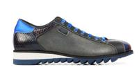 Harris Heren Sneakers in Leder (Blauw) - thumbnail