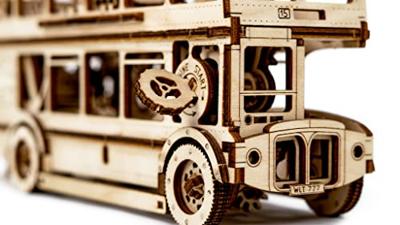 Wooden city Londen Bus