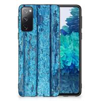 Samsung Galaxy S20 Grip Case Wood Blue - thumbnail