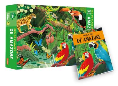 Rebo Publishers Rebo amazone - boek + puzzel