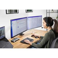 Kensington SureTrack Dual draadloze muis, zwart - thumbnail