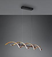 Trio Design led hanglampSequence zwart met goud - 341810208 - thumbnail