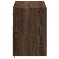 Tv-wandmeubel met LED-verlichting 100x31x45 cm bruin eikenkleur - thumbnail