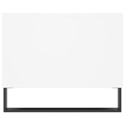 Salontafel 90x50x40 cm bewerkt hout wit