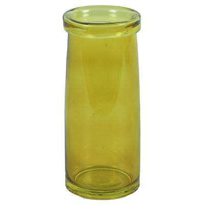 Countryfield vaas tube missy s okergeel 19 cm | 12 stuks