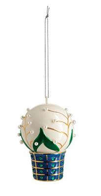 Alessi Fleurs de Jori Kerstornament Mughetti e smeraldi
