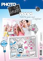 Foto Props Gender Reveal 20 stuks - thumbnail