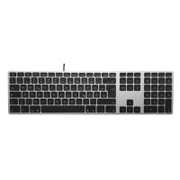 Matias FK318B-DE Wired Aluminium Keyboard for Mac Toetsenbord USB QWERTZ, Duits, Mac Space grijs - thumbnail