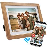 Denver PFF-1042 Lightwood Digitale WiFi-fotolijst 25.7 cm 10.1 inch Energielabel: C (A - G) 1280 x 800 Pixel 16 GB Hout (licht) - thumbnail
