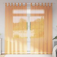 Gordijnen met lussen 2 st 140x245 cm oranje - thumbnail