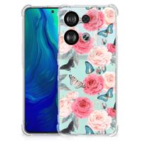 OPPO Reno8 Case Butterfly Roses - thumbnail