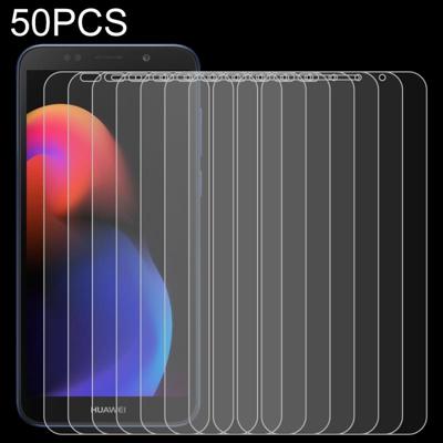 50 stuks 0.26 mm 9H 2.5 D gehard glas film voor Huawei Y5 Lite (2018) geen retail pakket