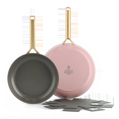 Sublime Blush Pink 2-delige koekenpannenset 24cm & 28cm Sublime Blush Pink 2-delige koekenpannenset 24cm & 28cm