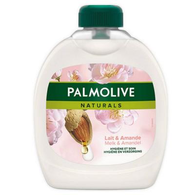 Palmolive Vloeibare zeep melk & amandel navulling 300 Milliliter