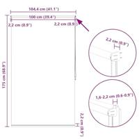 VidaXL Rolgordijn verduisterend 100 x 175 cm crême - thumbnail