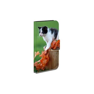 Samsung Galaxy Xcover 3 | Xcover 3 VE | Telefoonhoesje | Met pasjeshouder | Kitten Samsung Galaxy Xcover 3 | Xcover 3 VE | Telefoonhoesje | Met pasjeshouder | Kitten