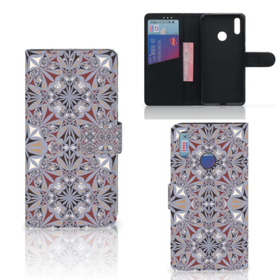 Huawei Y7 (2019) | Bookcase | Flower Tiles Huawei Y7 (2019) | Bookcase | Flower Tiles