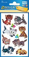 Avery av-4346 papieretiket z-design kids pakje a 3 vel katten - thumbnail
