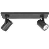 Highlight OpbouwspotHalo Spot zwart 2-lichts recht - S7148.01 - thumbnail