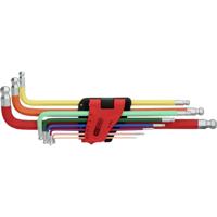 KS Tools 151.3222 Inbus Haakse schroevendraaierset 1.5 mm, 2 mm, 2.5 mm, 3 mm, 4 mm, 5 mm, 6 mm, 8 mm, 10 mm 9-delig - thumbnail