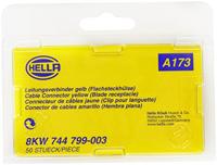 HELLA Bananenstekker fl.st.huels.4,0-6,0 volli 50 st. yellow - thumbnail