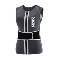 XION Freeride V1 Rugbeschermer Dames Grey S - thumbnail