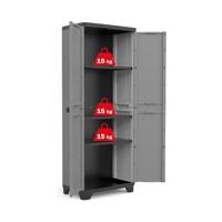 Kis hoge opbergkast, kunststof - thumbnail