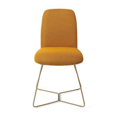 Jesper Home Eetkamerstoel 'Taiwa' Beehive Gold, kleur Groovy Garam