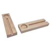 Playwood Houten tegelhouder met waxinelichthouder - thumbnail