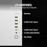 Corsair 6500D AIRFLOW Midi-tower PC-behuizing Wit Zijvenster - thumbnail