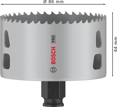 Bosch Accessoires PRO Multi Material PC Plus gatzaag | 86 mm - 2608594405 Bosch Accessoires PRO Multi Material PC Plus gatzaag | 86 mm - 2608594405