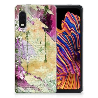 Smartphone hoesje Samsung Xcover Pro Letter Painting
