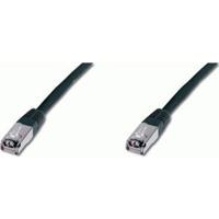 Digitus DK-1531-010/BL RJ45 Netwerkkabel, patchkabel CAT 5e SF/UTP 1.00 m Zwart UL gecertificeerd 1 stuk(s) - thumbnail