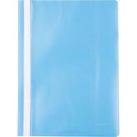 Pergamy snelhechtmap, ft A4, PP, pak van 5 stuks, blauw - thumbnail