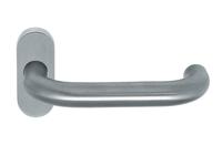 Gatdeel CHASE rvs mat 8mm ovaal rozet - thumbnail