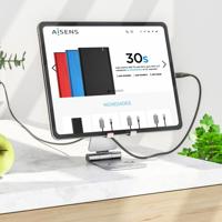 Tablethouder Aisens MS2PXL-092 Zilverkleurig (1 Stuks) - thumbnail